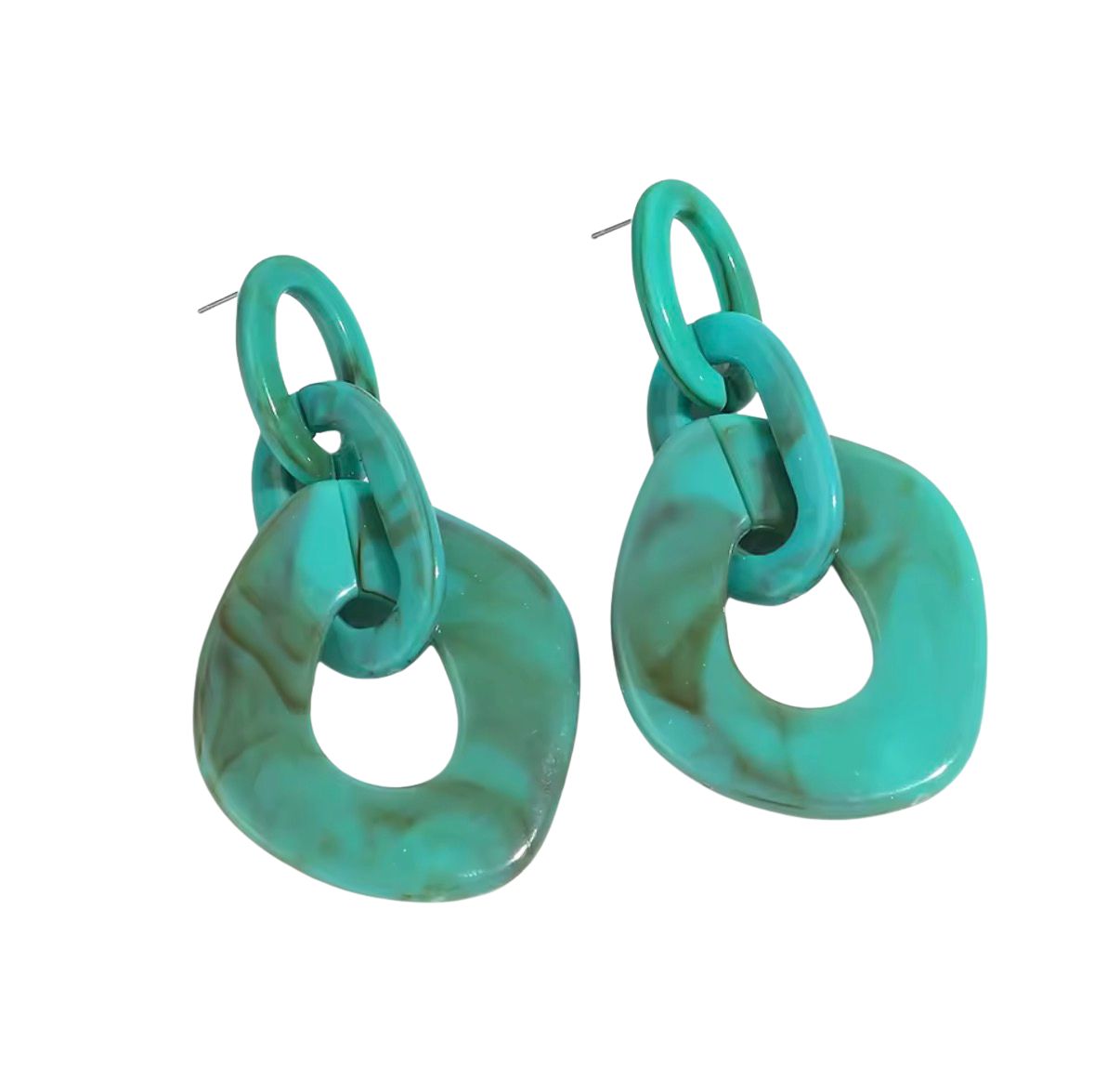 Aros Colgantes Acrilico