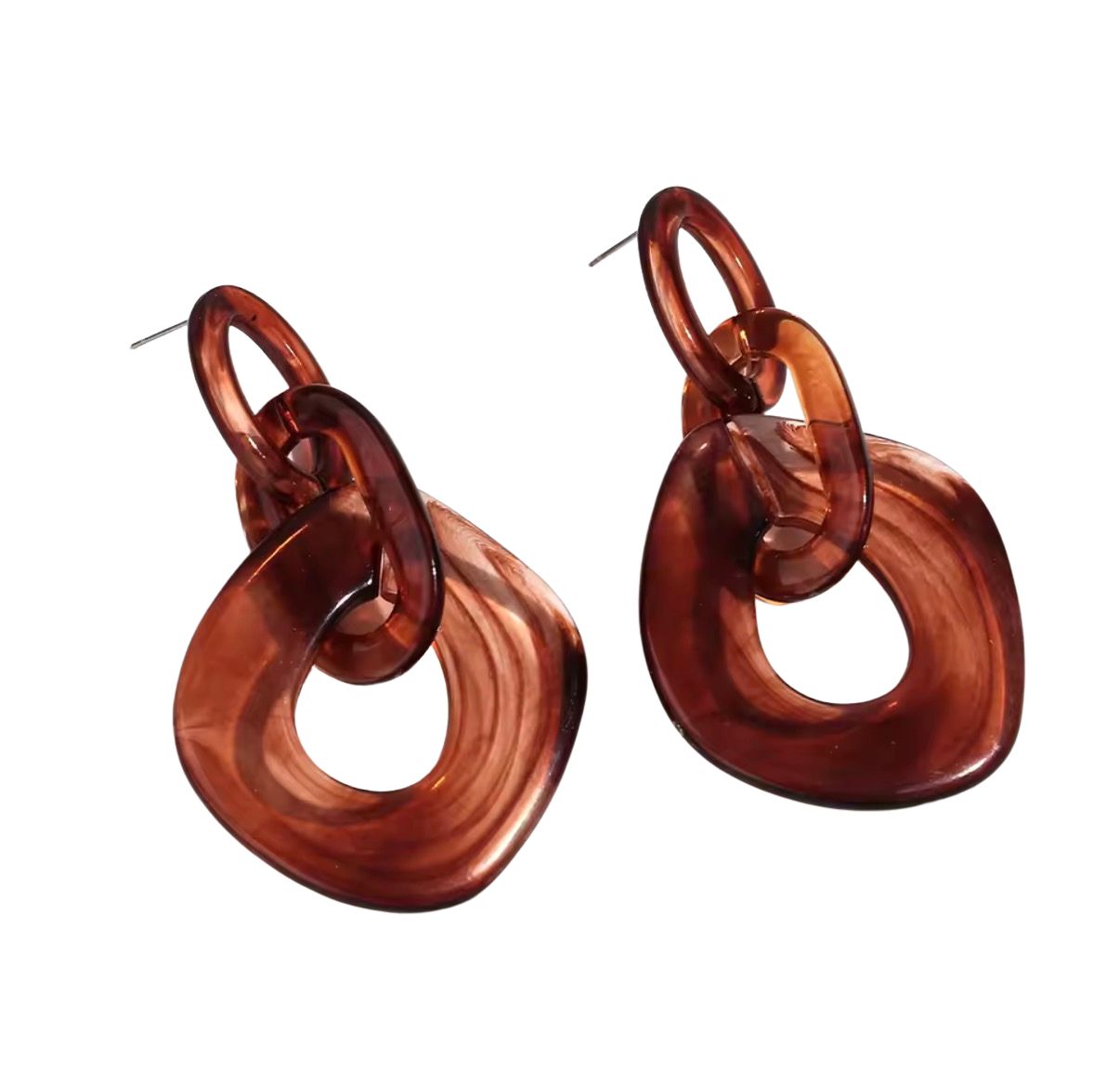 Aros Colgantes Acrilico