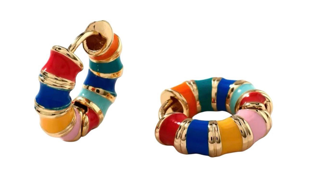 Aros Colores pequeños esmaltados