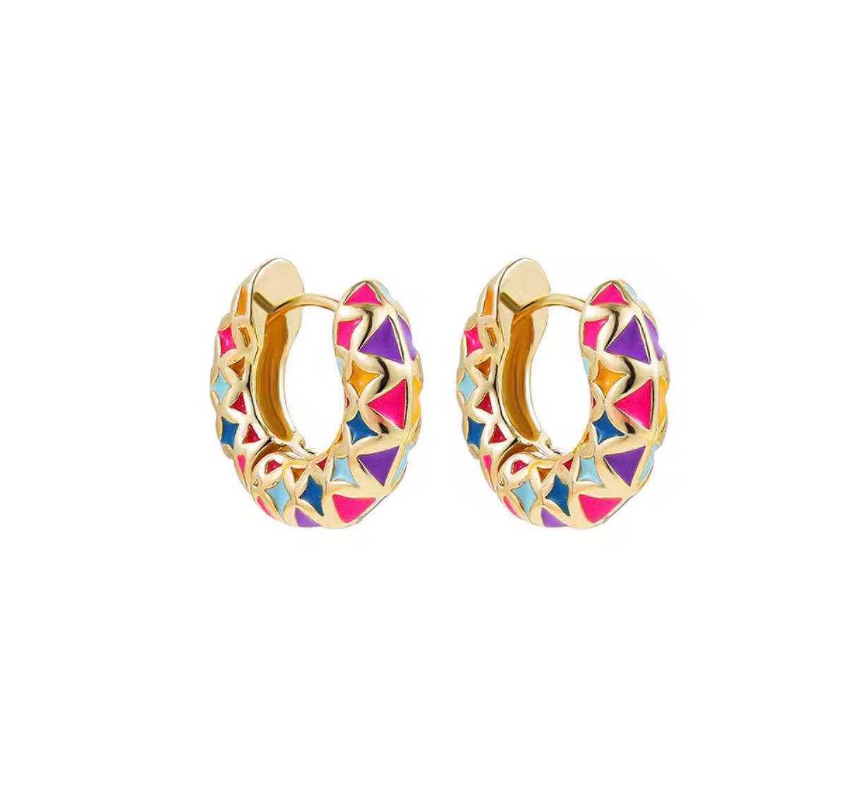 Aros Colores pequeños Flores y Formas