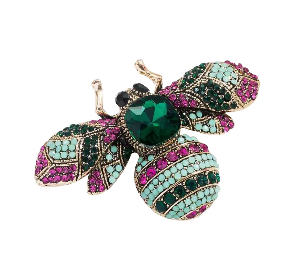 Broche de Abeja con cristales