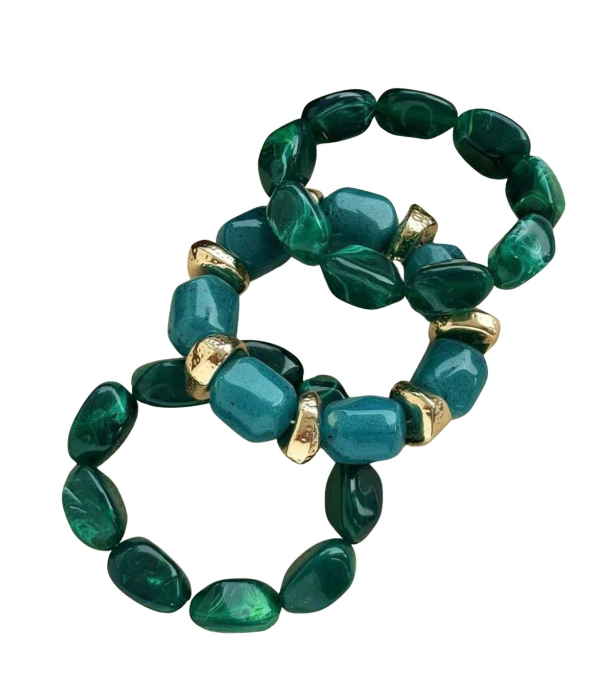 Set 3 Pulseras acrilico